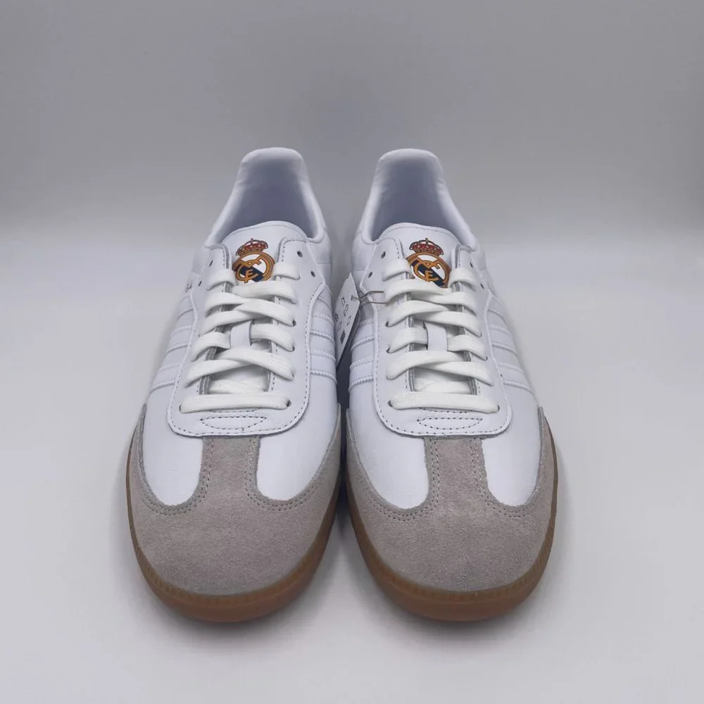 adidas Samba Real Madrid White / Gum Mens Shoes - Picture 3 of 8
